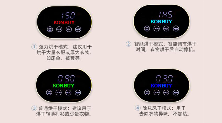 謹記！衣物烘干機不同干衣模式的使用建議