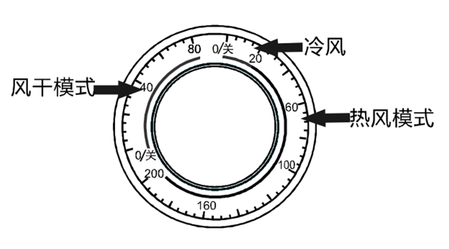 內衣迷你干衣機定時器界面介紹